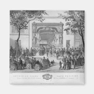 Imã Entrada "ao café grande Parisien", Paris