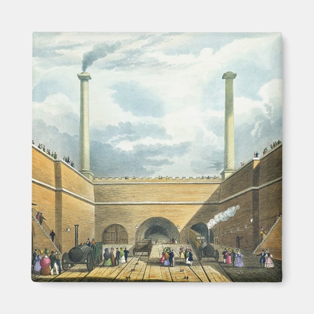 Imã Entrada da ferrovia em Edge Hill, Liverpool, p (Frente)