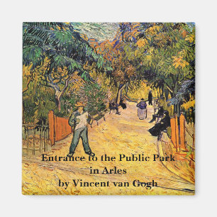 Imã Entrada do Parque Público por Vincent van Gogh