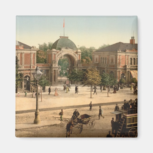 Imã Entrada do Parque Tivoli, Copenhaga (Frente)