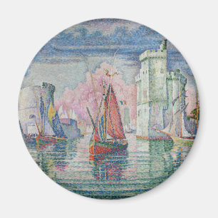 Imã Entrada do Porto de La Rochelle, Paul Signac