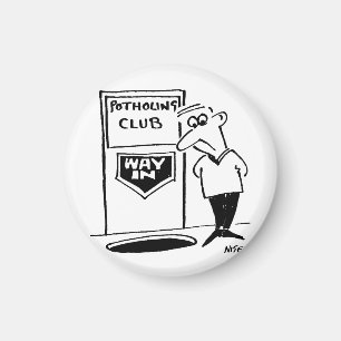 Imã Entrada do Potholing no Cartoon do Chão