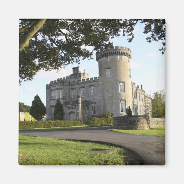 Imã Entrada lateral do Castelo Dromoland sem pessoas (Frente)