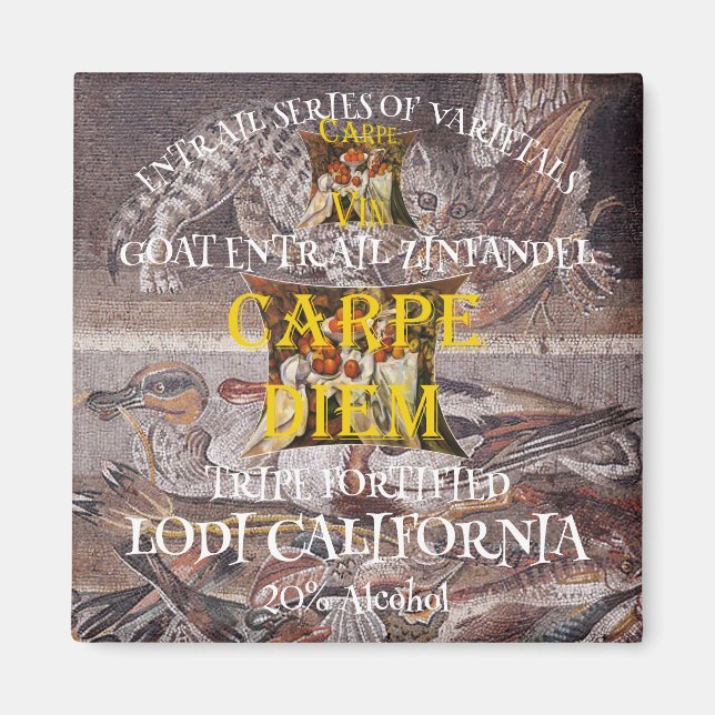 Imã Entrañas de Cabra Zinfandel da Tripa da Califórnia (Frente)