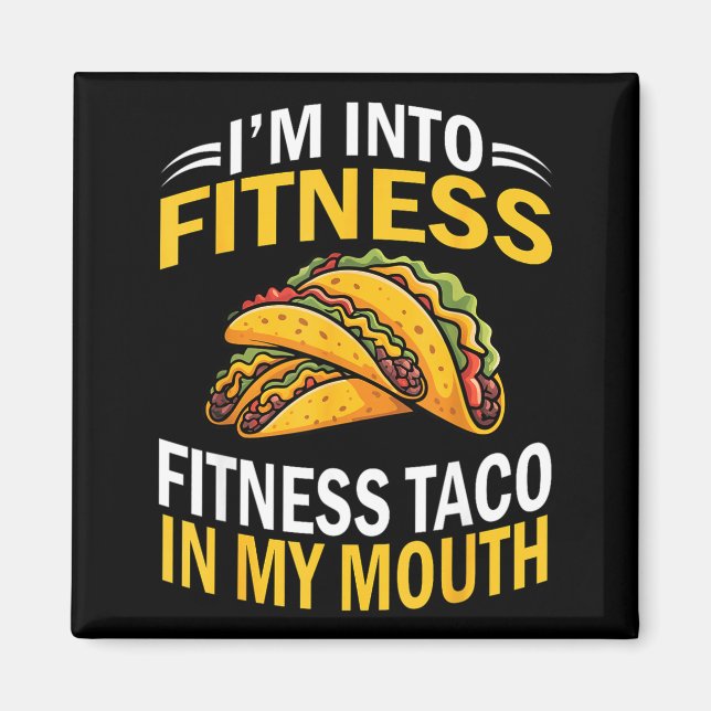 Imã Entrando em forma taco na boca engraçado cinco de  (Frente)