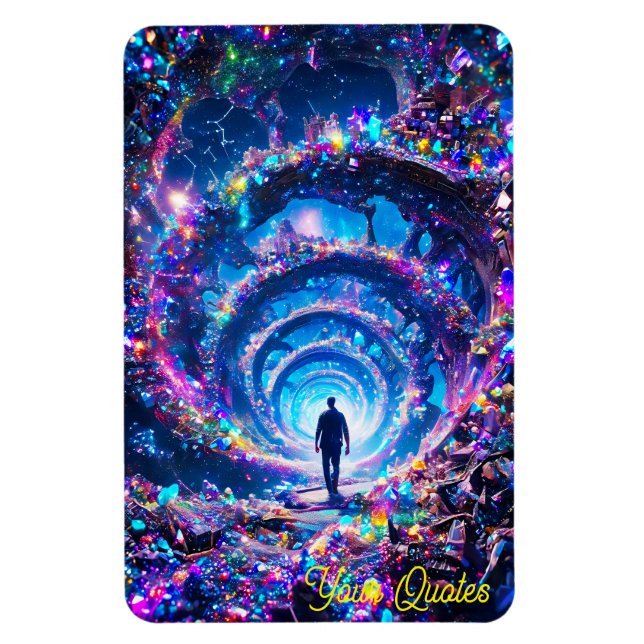 Ímã Entrando na Galeria de Gemas Místicas Infinitas (Vertical)