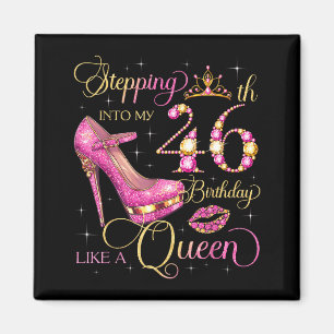 Imã Entrando no meu 46º aniversário como Rainha 46 Ano