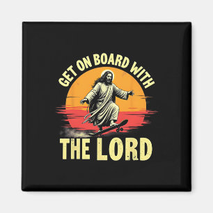 Imã Entre no Skate com o Senhor Cristo Skateboarding J
