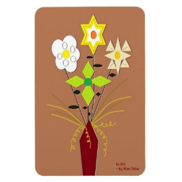 Ímã "Entrega da Flor" 4 x 6 Fotografias Flexíveis