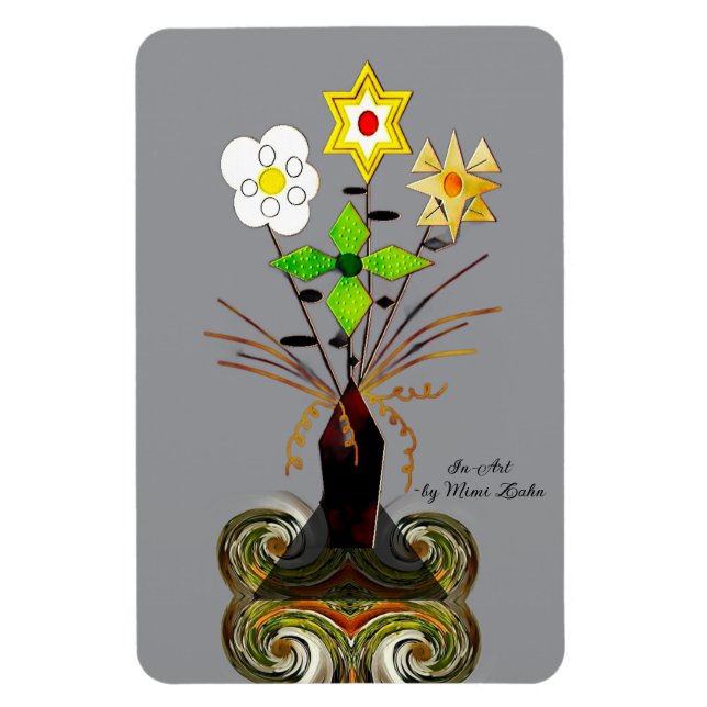 Ímã "Entrega de Flores" (4 x 6 Flexível) (Vertical)