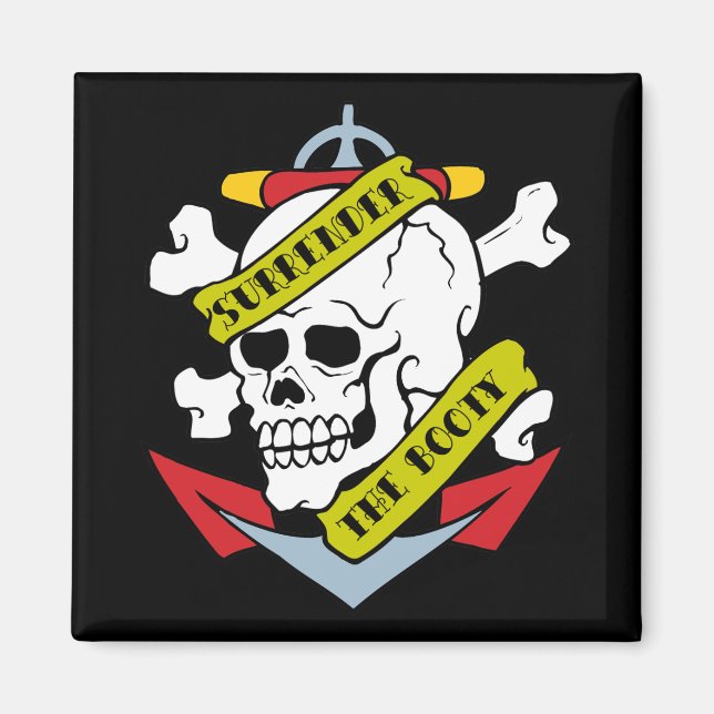 Imã Entregue o crânio da Booty (Frente)