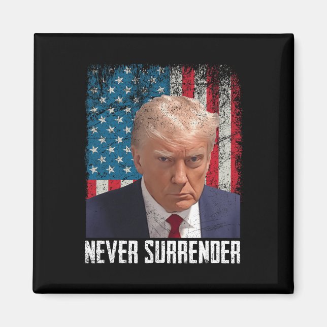 Imã Entregue Trump Mug Shot 2024 Presidente americano  (Frente)