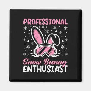 Imã Entusiasta Profissional de Snow Bunny Apres Divert