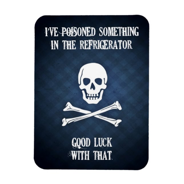 Ímã Envenenei algo no frigorífico. (Vertical)