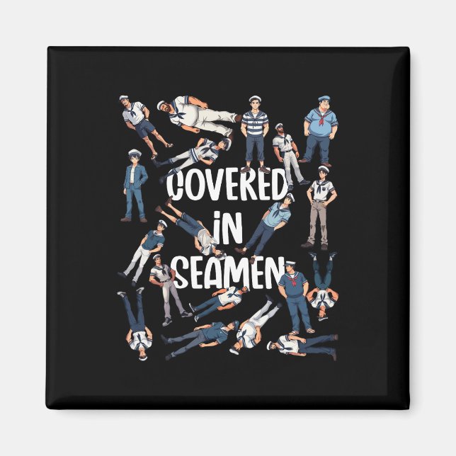 Imã Envergonhar inadequado marinheiro de humor adulto  (Frente)