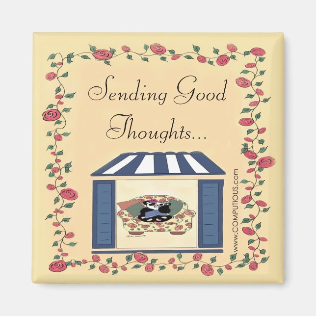 Imã Enviando Bons Pensamentos (Frente)