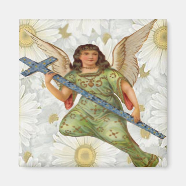 Imã Enviando Mensagem Anjo Magnet (Frente)