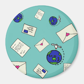 Imã Envie um e-mail pelo mundo