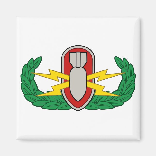 Imã EOD a cores (Frente)