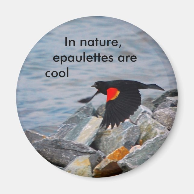 Imã Epaulets são Legal - ímã (Frente)