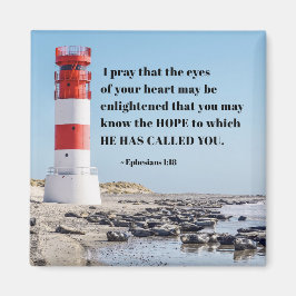 Imã Ephesianos 1:18 Eu rezo para que você conheça a ES