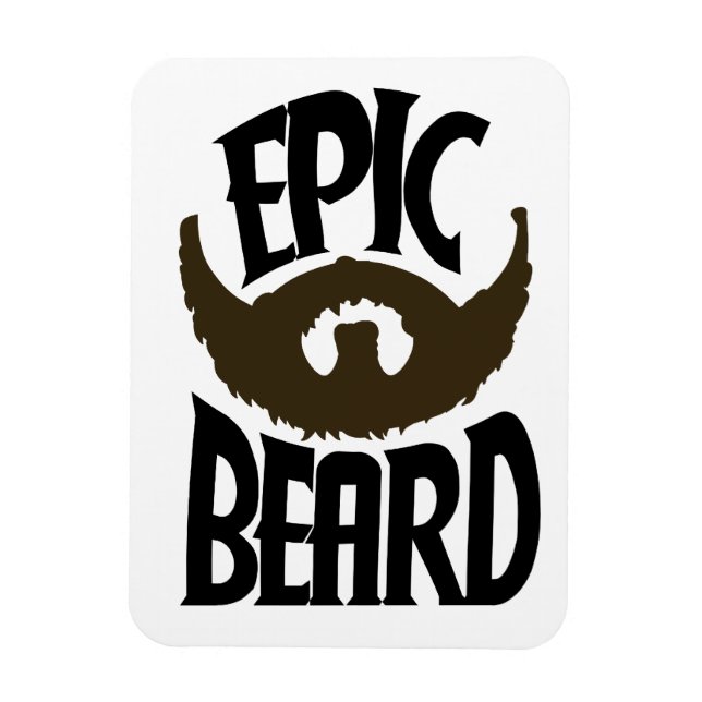 Ímã Epic Beard (Vertical)