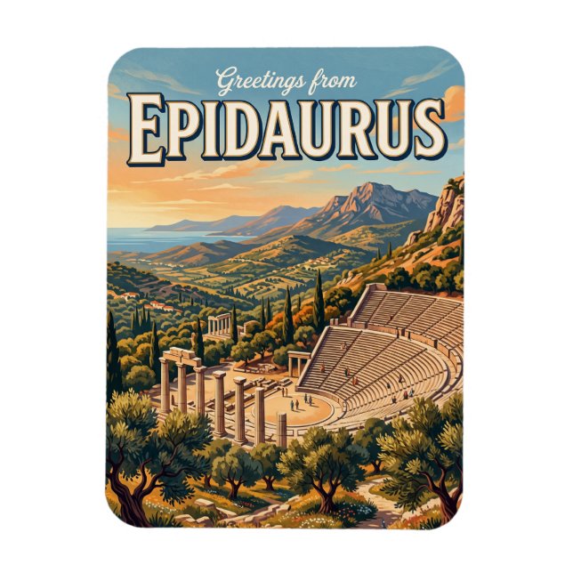 Ímã Epidaurus Grécia (Vertical)