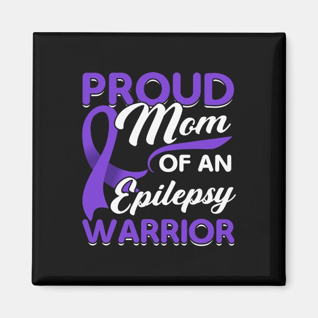 Imã Epilepsia Apoio ao Guerreiro Mês de Sensibilização (Frente)