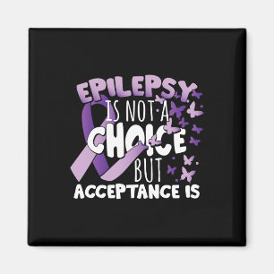 Imã Epilepsia Awarenes Fita Roxa