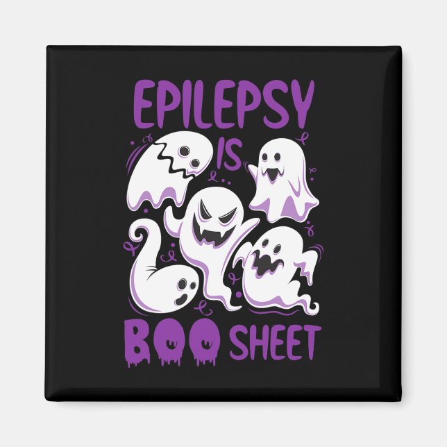Imã Epilepsia é Dia de as Bruxas engraçado de Boo Shee (Frente)