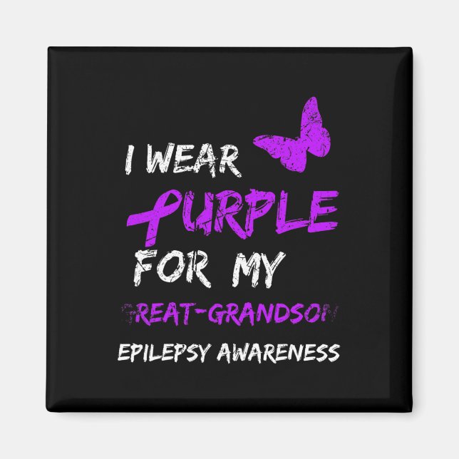 Imã Epilepsia Eu Visto Roxo Para O Meu Excelente-Avô R (Frente)