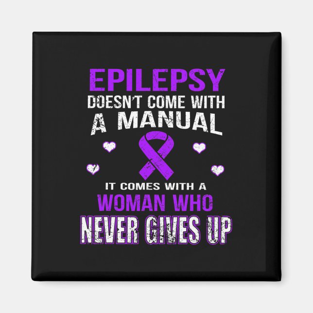 Imã Epilepsia Vem Com Uma Mulher Que Nunca Desiste T (Frente)