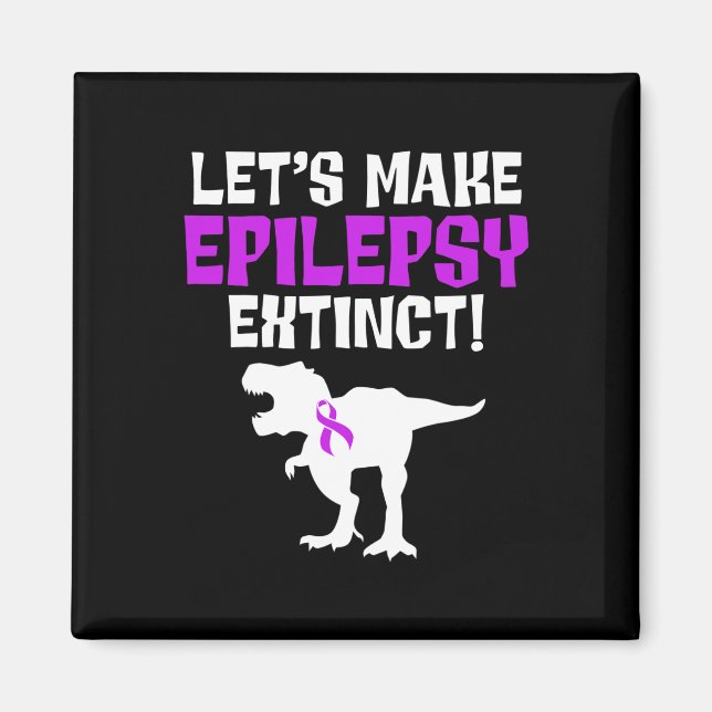 Imã Epilepsy Awareness Make Epileptic Warrior Survivor (Frente)