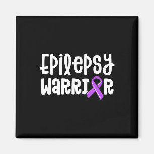 Imã Epilepsy Warriors Kids Purple Ribbon Awarée