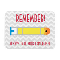 Epinefhrine Reminder Magnet para Alergias
