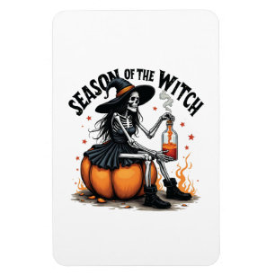 Ímã Época Da Bruxa Spooky Hallowee Wtich