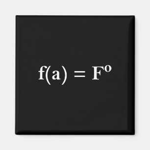 Imã Equação Matemática Fafo Piada Presente Engraçado P
