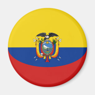 Imã Equador: Fisheye Flag Magnet