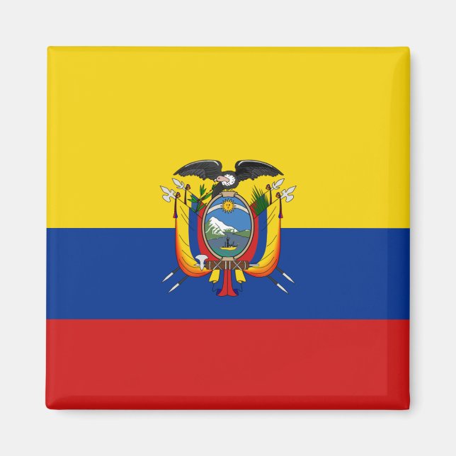 Imã Equador - Magnet Flag (Frente)