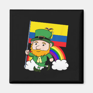 Imã Equador Orgulhoso Bandeira Equatoriana Dia de São
