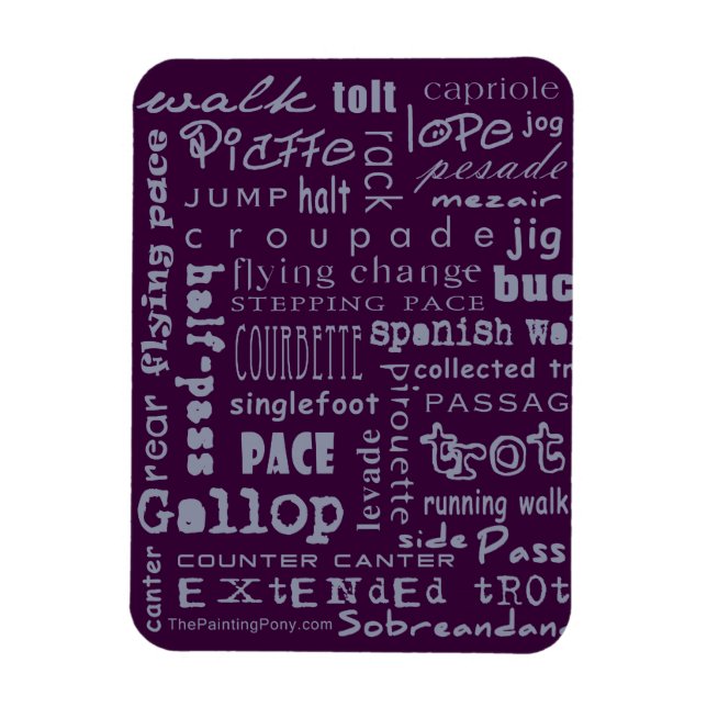 Ímã Equinos (Vertical)