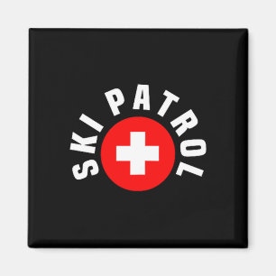 Imã Equipamento de bolso da patrulha de esqui declive