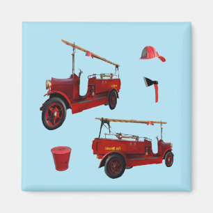 Imã Equipamento De Combate A Incêndios Vintage,
