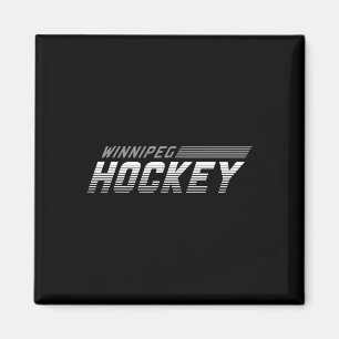 Imã Equipamento de Dia de Jogo para Fã do Winnipeg Hoc