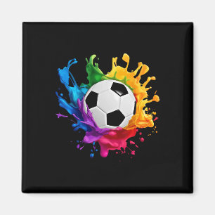 Imã Equipamento Esportivo Colorido Byll De Futebol Par
