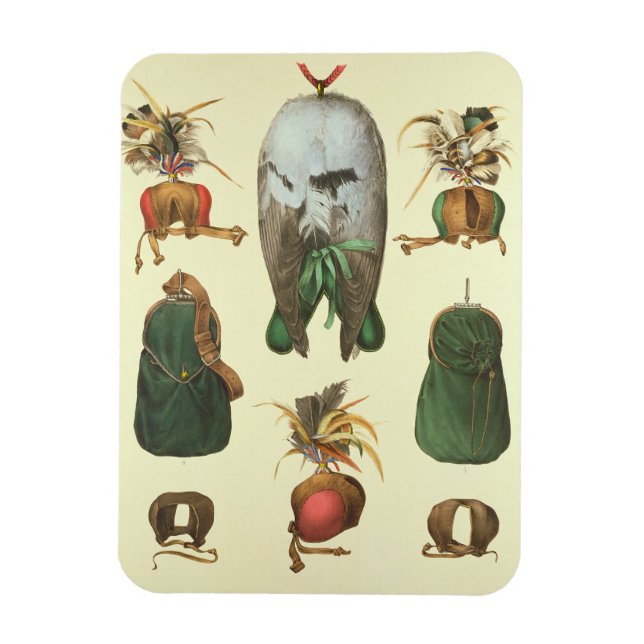 Ímã Equipamento para Falconry, de Traite de Fauconneri (Vertical)