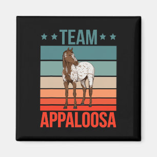Imã Equipe Appaloosa Cavalo Andando Cavalo Cavaleiro C