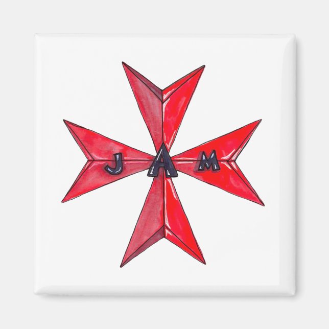 Imã Equipe Aversa 2021 - 2" x 2" (Frente)