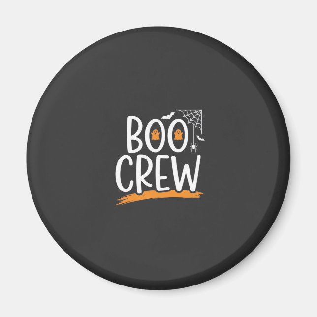 Imã Equipe Boo Design de Fantasma de Halloween_1 (Frente)