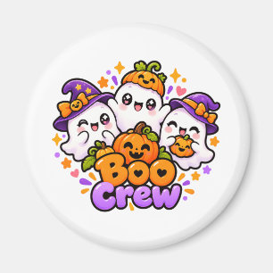 Imã Equipe Boo Fofa Fantasmas Ímã de Halloween